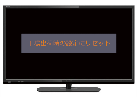 HDD内蔵のテレビは事前に初期化しておく！｜テレビを高く売るためのポイント